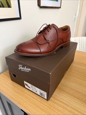 Florsheim Rubano Men’s Dress Shoe 10.5W Cognac